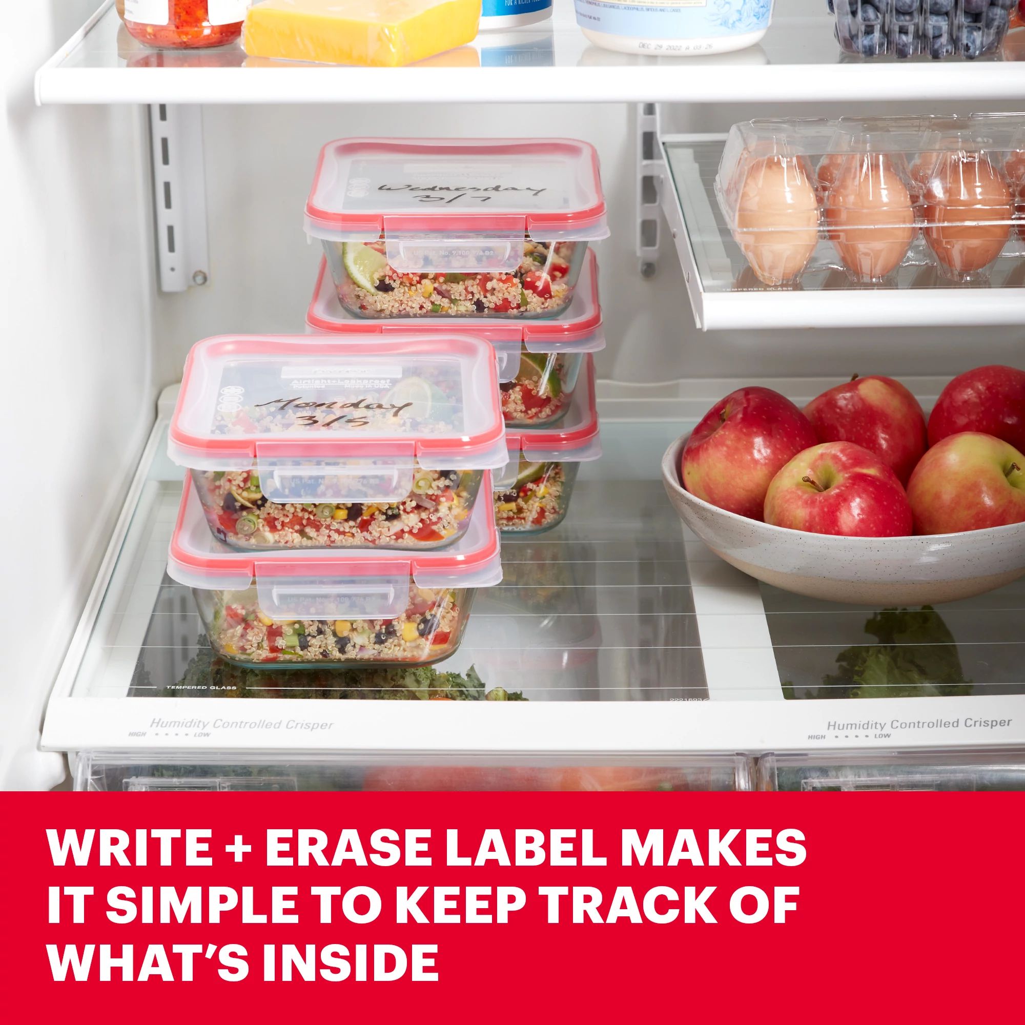 Pyrex? Freshlock? 10-piece Meal Prep Glass Storage Set - Image 5