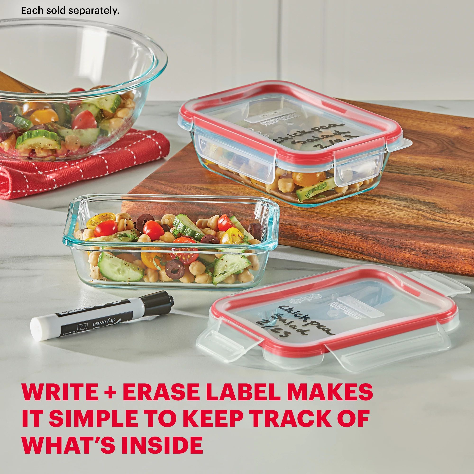 Pyrex? Freshlock? 2-cup Rectangle Glass Storage - Image 4